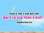 Bài 9.10 SGK Toán 6 tập 2 Kết nối tri thức
